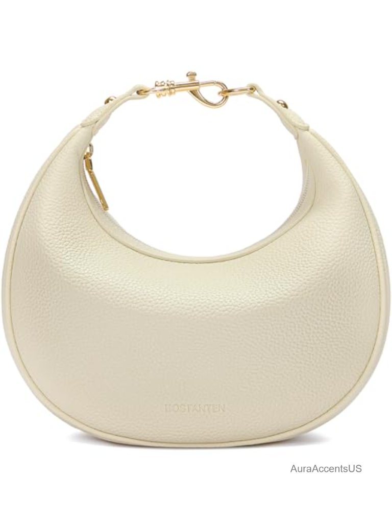 Trendy Crescent Crossbody Purse With Removable Strap Shoulder Bag Vegan Leather